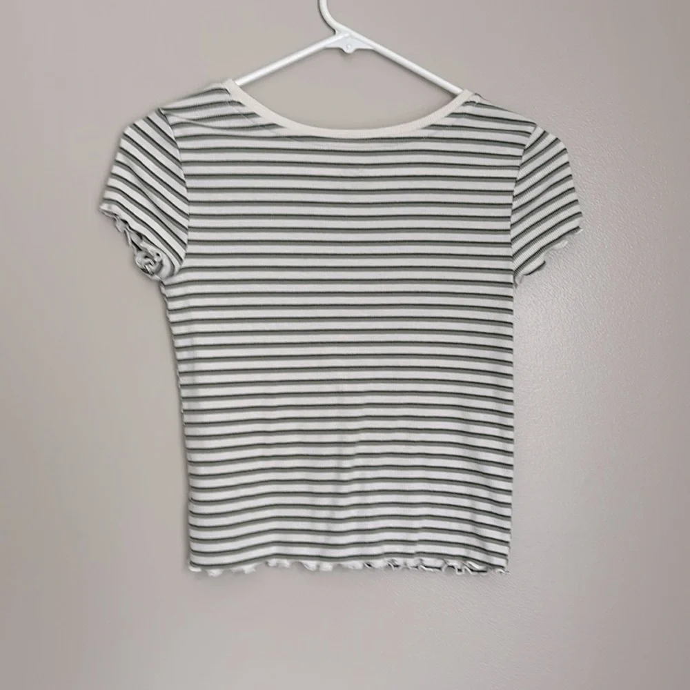 Set of 2- striped justice girls tees